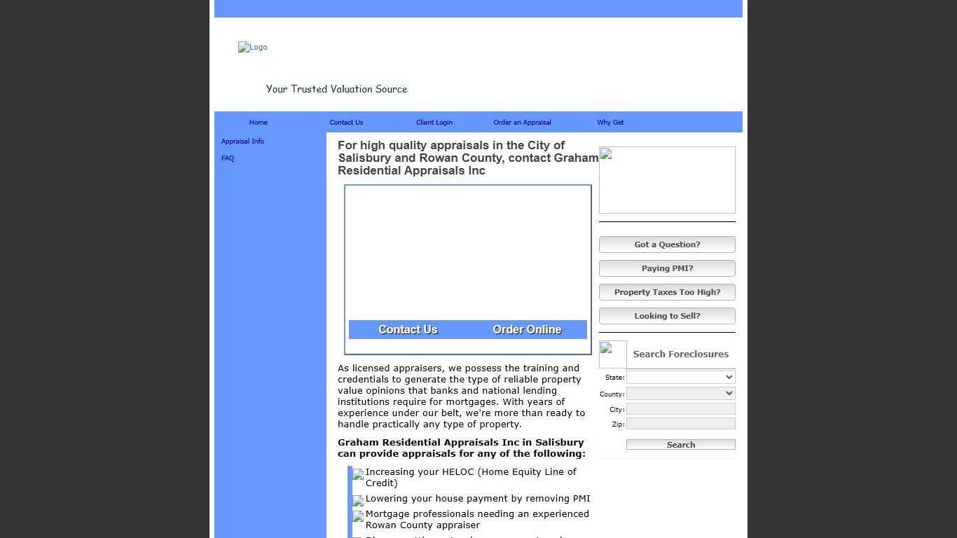 Real Estate Appraisal in Salisbury, North Carolina 7046402228